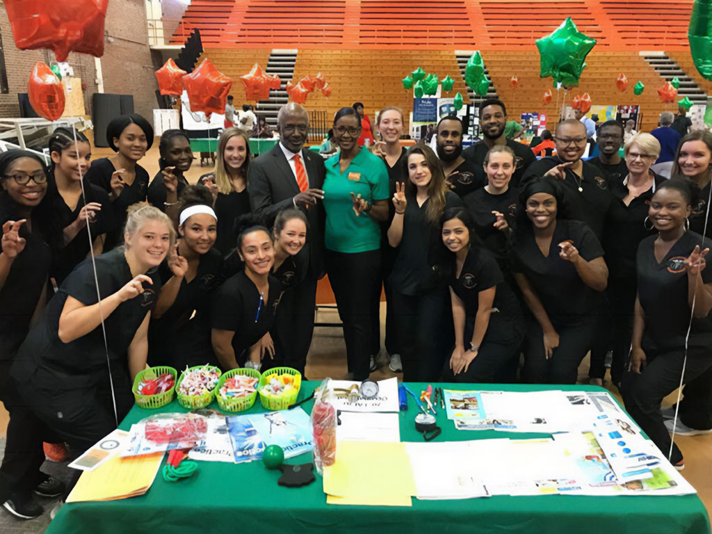 FAMU OT students at event